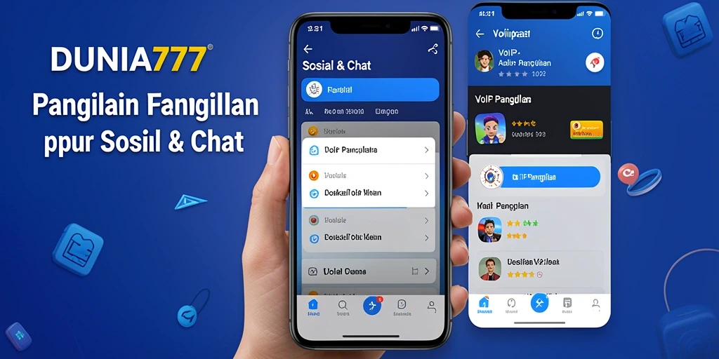 Antarmuka DUNIA777 yang intuitif untuk VoIP Panggilan.