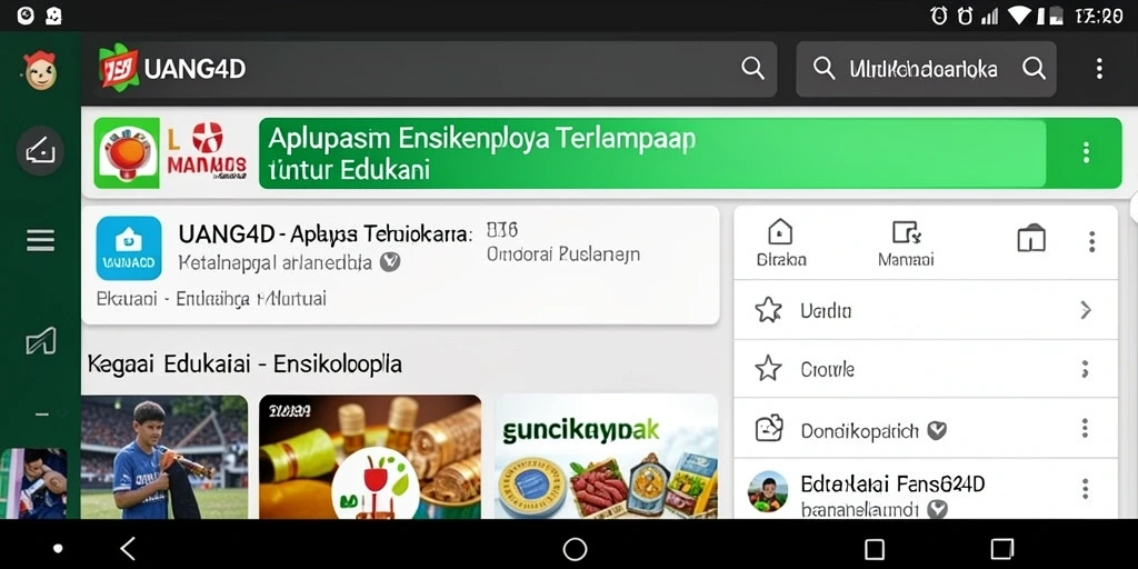 Antarmuka UANG4D yang menarik dan fungsional untuk belajar.