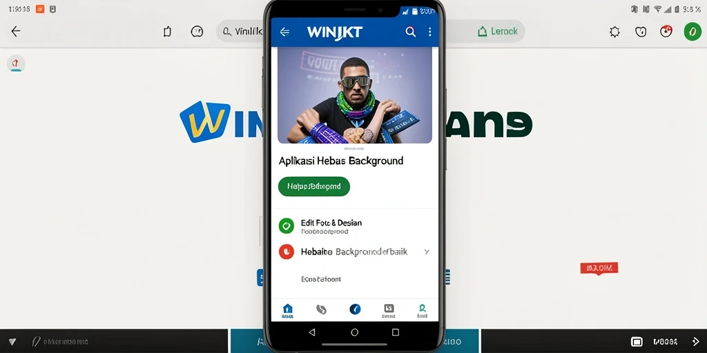 Antarmuka aplikasi WINJKT untuk penghapusan latar belakang yang efisien.